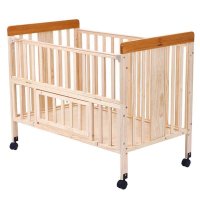 小龙哈彼(Happy dino)多功能婴儿床游戏床可做书桌送蚊帐 LMY389A (原木色)