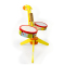 费雪木制敲打玩具架子鼓3-6周岁儿童益智早教音乐启蒙玩具FP2008