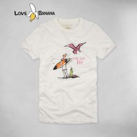 LOVE BANANA夏装男士水洗纯棉经典印花短袖T恤42022
