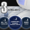 松下（Panasonic）挂烫机电熨斗NI-GSA075头部加热熨烫系列（蓝色）