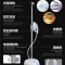 松下（Panasonic）挂烫机电熨斗NI-GSA075头部加热熨烫系列（蓝色）