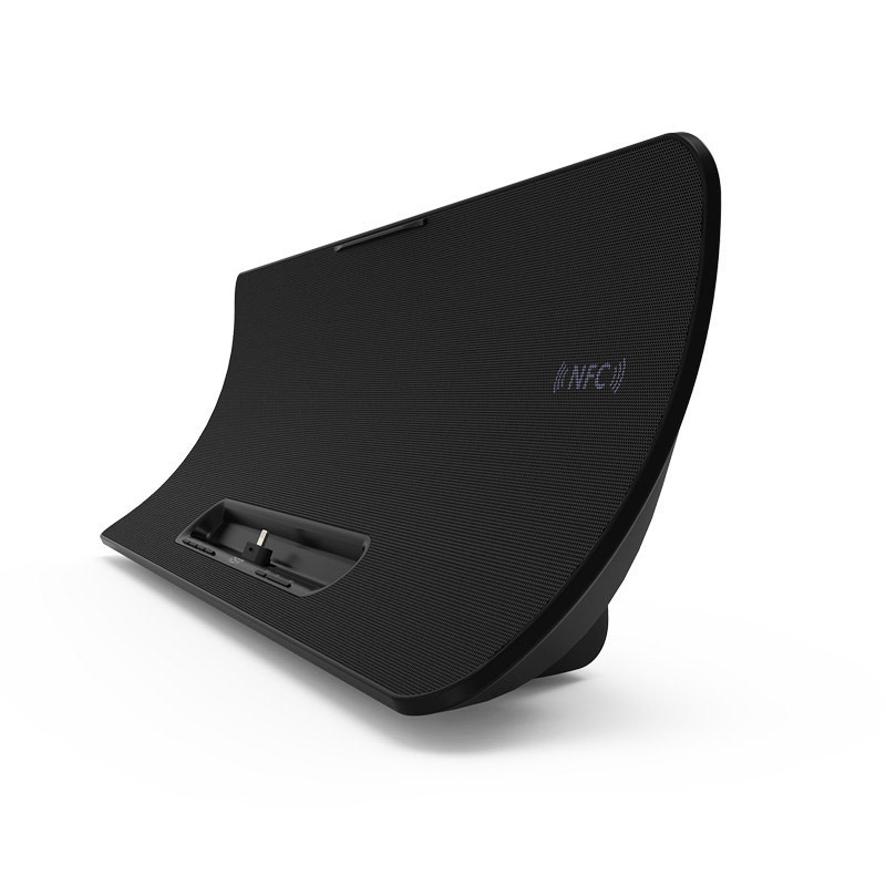 RSR DS675苹果音响iphone6/plus/5s ipad/air 2 充电底座迷你组合音响低音炮蓝牙音箱(黑色
