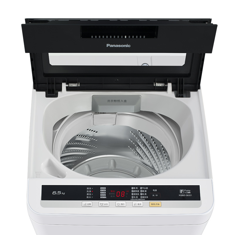 松下(Panasonic) XQB65-Q6321 6.5公斤洗衣机 全自动波轮 简单耐用孝亲款 一机幸福十年(灰色)