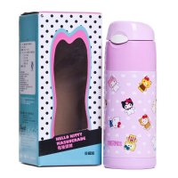 膳魔师高真空不锈钢吸管杯/宝宝饮水杯/化妆舞会限量款 HelloKitty FEP-400FD PK(KTM)