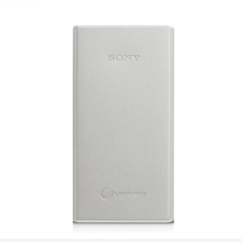 索尼(SONY) CP-R10 移动电源(银色) 10000毫安聚合物锂电电芯 铝制机身 充电宝