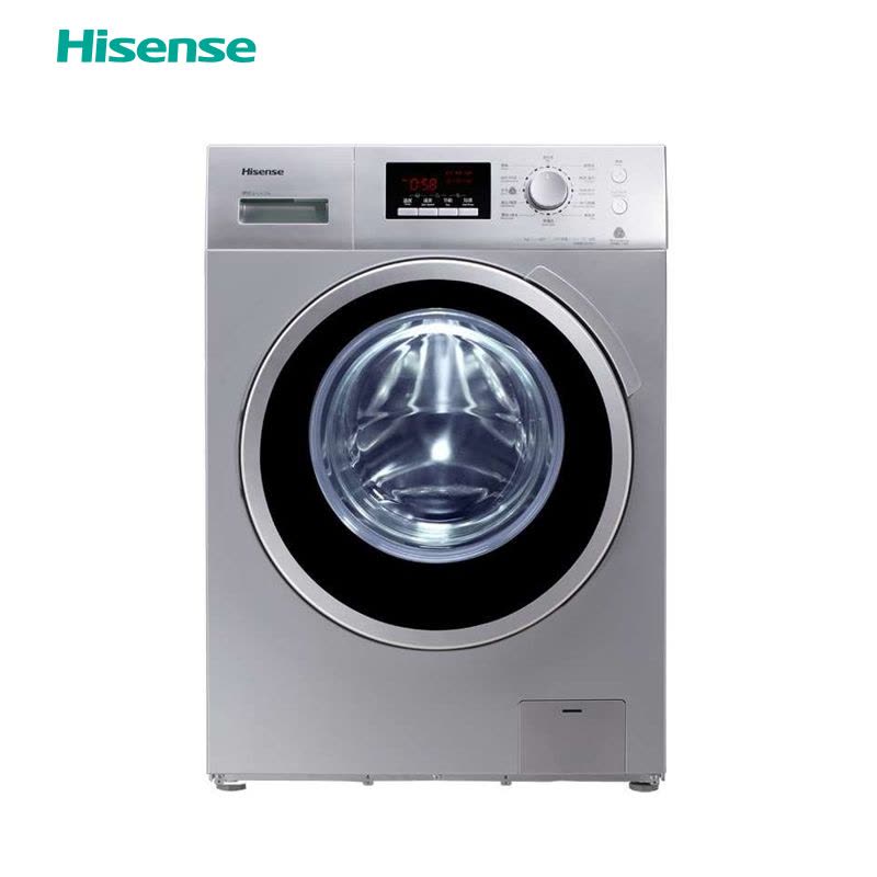 海信(Hisense) XQG80-U1201F 8公斤 滚筒洗衣机 变频 大容量(银色)图片