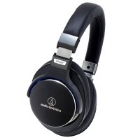 铁三角 ATH-MSR7 BK 高解析音质便携头戴式耳机 黑色