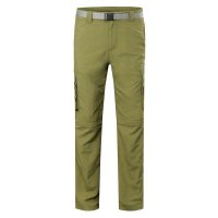 哈克士橄榄绿色男式速干长裤316106
