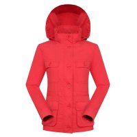 哈克士红色女式连帽夹克316017
