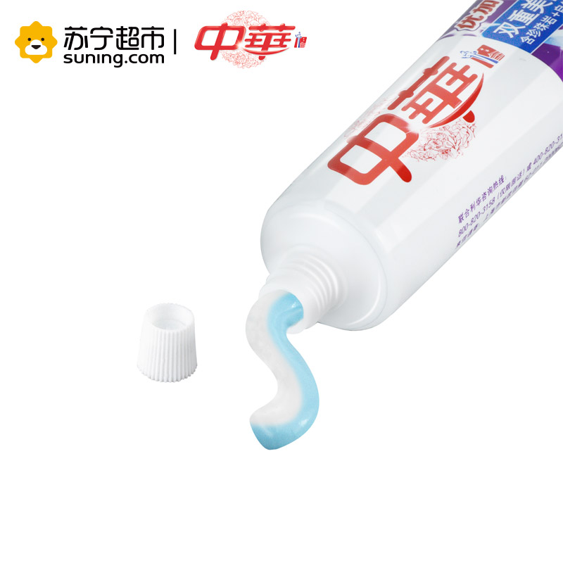 中华优加健齿白深海晶盐味牙膏155g
