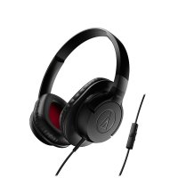 铁三角(Audio-technica) ATH-AX1iS BK 头戴式手机通话耳机 黑色