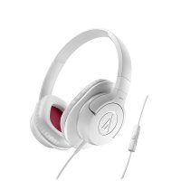 铁三角(Audio-technica) ATH-AX1iS WH 头戴式手机通话耳机白色