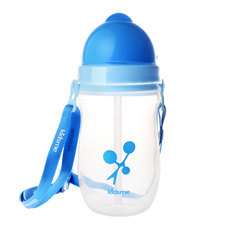 亲亲我(kidsme)360ML背带式吸管杯