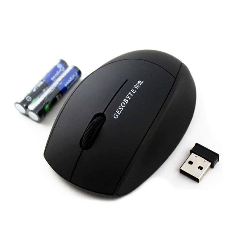 吉选(gesobyte)WM988 黑色 无线usb台式机笔记本电脑家用游戏商务办公鼠标