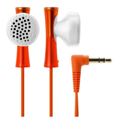 铁三角(Audio-technica) ATH-J100 OR 精巧细小耳塞式耳机 时尚多彩 橙色