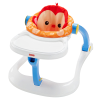 Fisher Price 费雪四合一小猴欢乐园学步车餐椅婴幼儿玩具CBV66