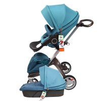 hiwide高景观四轮双向折叠避震婴儿BB推车V4完整版