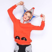 木果果木针织连帽开衫卫衣M50A6020W