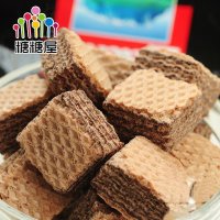 [糖糖屋]零食 特产意大利进口莱家威化饼干巧克力/榛子125g*2盒