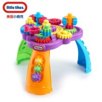 美国小泰克littletikes 637292M 欢乐旋转游戏桌 9月以上 宝宝益智玩具