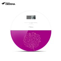 德尔玛(deerma)EV20对比功能电子计量体重秤 电子秤(紫色).