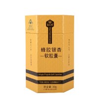 [苏宁超市]森蜂园 蜂胶银杏软胶囊(60粒)500mg*10粒/板*6板