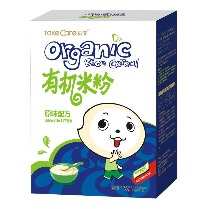 培康(TakeCare)有机米粉原味配方175g 宝宝辅食