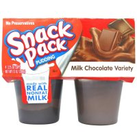 汉斯 休闲装牛奶巧克力混合布丁 4个368g 美国进口