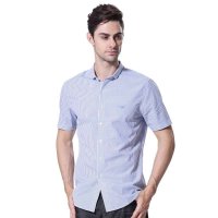 香港鳄鱼恤男装AS34105男士休闲短袖衬衫
