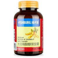 [苏宁超市]渔夫堡益普利生牌大豆磷脂维E软胶囊1.0g/粒*100粒