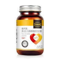 [苏宁超市][苏宁自营]渔夫堡牌鱼油大蒜磷脂软胶囊 1g/粒*90粒