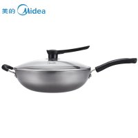 美的(Midea)CT32A3 铁锅炒锅无涂层精铁炒菜锅32cm电磁炉燃气通用