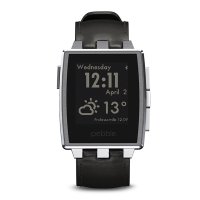 Pebble Steel 多功能智能手表 银色