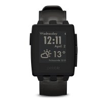 Pebble Steel 多功能智能手表 黑色