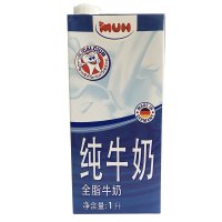 甘蒂牧场 MUH 牧牌 全脂牛奶 1L 脂肪含量3.5% 德国原装进口