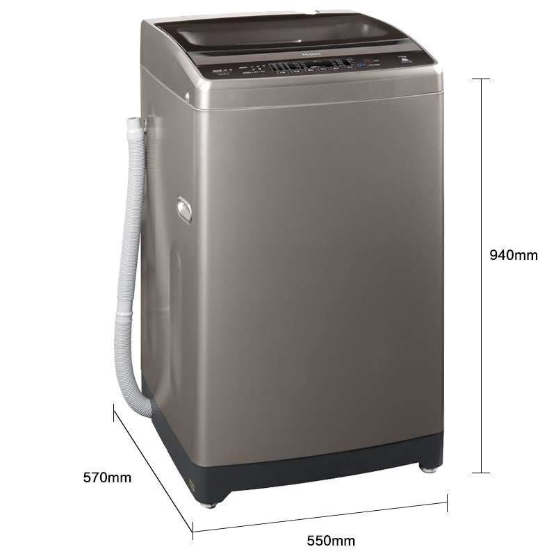 海尔 (Haier) XQS75-BZ1626 7.5公斤变频波轮洗衣机(钛灰银)图片