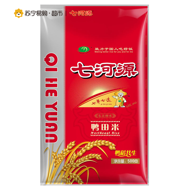 七河源 鸭田米500g