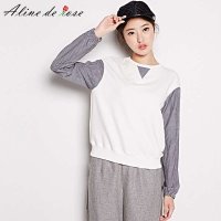 alinederose白灰针织衫A442119Z00
