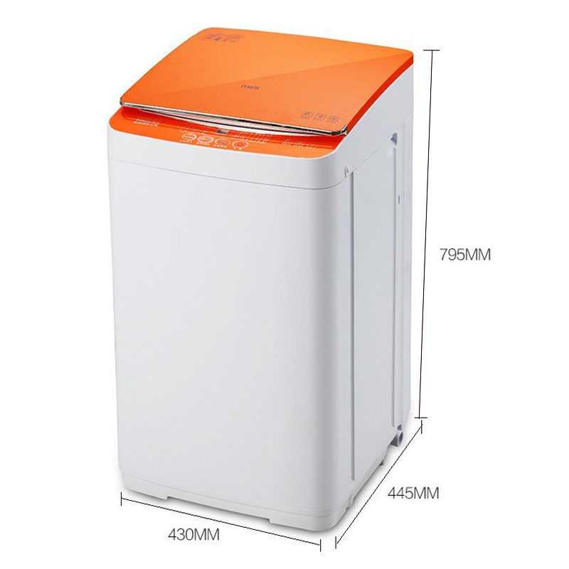 奇帅/Qishuai XQB35-353 3.5公斤全自动婴儿家用儿童迷你波轮洗衣机(星光橙)