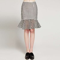 NANCYK 圆点及膝半裙56N1513002