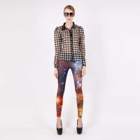 吾笙黑色千鸟格衬衫1302CS02