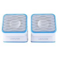 乐放(LOYFUN) LF-809S (多功能变型音箱)笔记本多媒体低音炮/(线控)兼容手机\平板多媒体音箱(蓝色)
