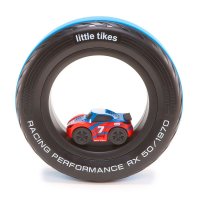 Littletiikes小泰克儿童玩具遥控汽车赛车 旋转翻滚带轮胎跑道 小卡车