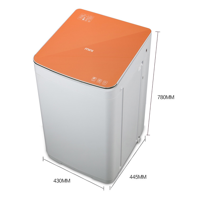 奇帅/Qishuai XQB40-400 4公斤全自动婴儿童宝宝家用儿童迷你小型波轮洗衣机(星光橙)