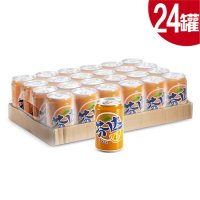 芬达 橙味汽水 330ml/罐 × 24 组合装 整箱
