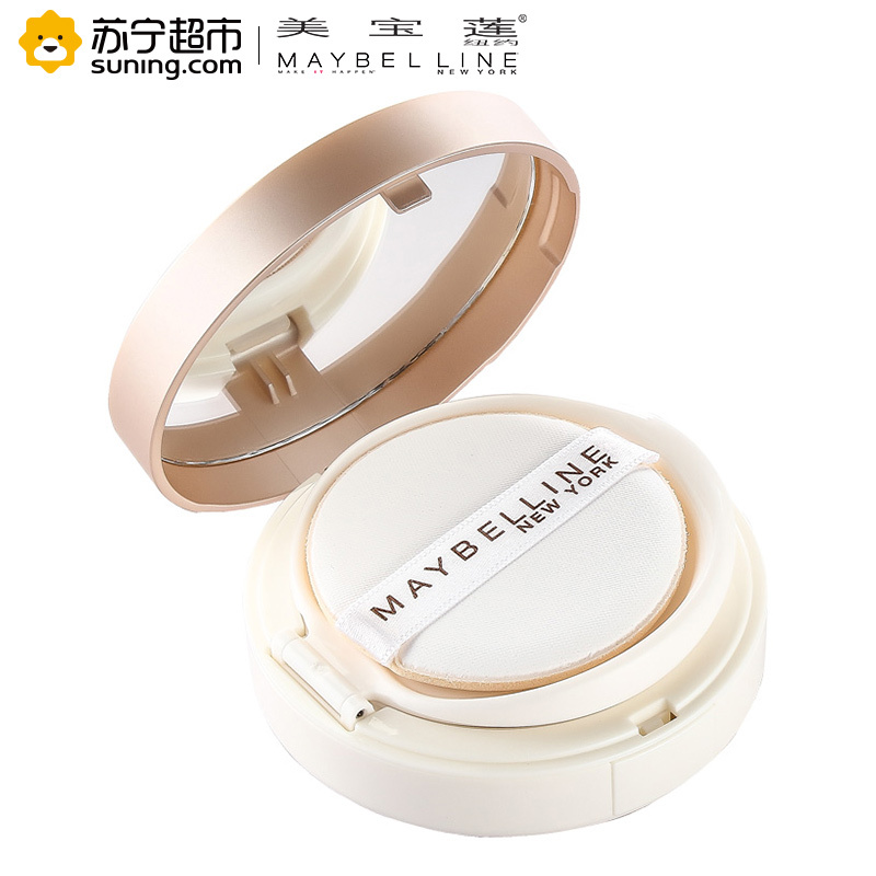 美宝莲(Maybelline) 巨遮瑕空气轻垫霜 02 自然色 14g