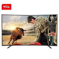 TCL L55H8800A-CUDS 55英寸 4K曲面高色域十四核安卓智能LED电视(黑色)