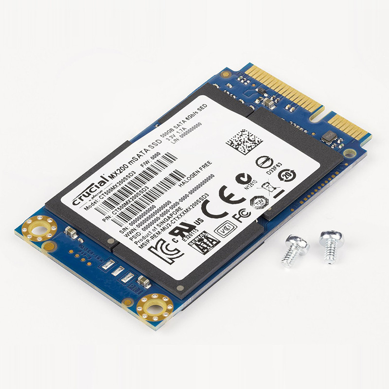 英睿达crucialmx200系列500gssd固态硬盘msatact500mx200ssd3
