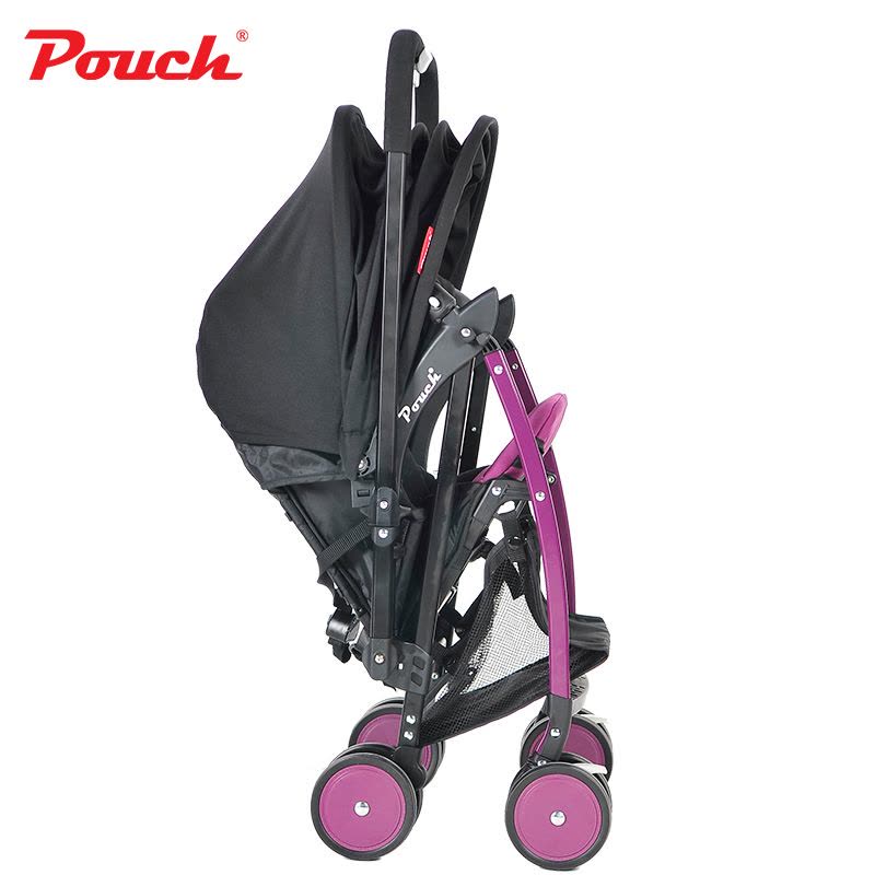 Pouch婴儿手推车A08超轻便宝宝推车双向避震可折叠便携婴儿伞车可躺可坐A08图片