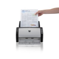 富士通(FUJITSU)Fi-7120 扫描仪A4双面自动进纸24位彩色高速馈纸式扫描仪 灰黑色